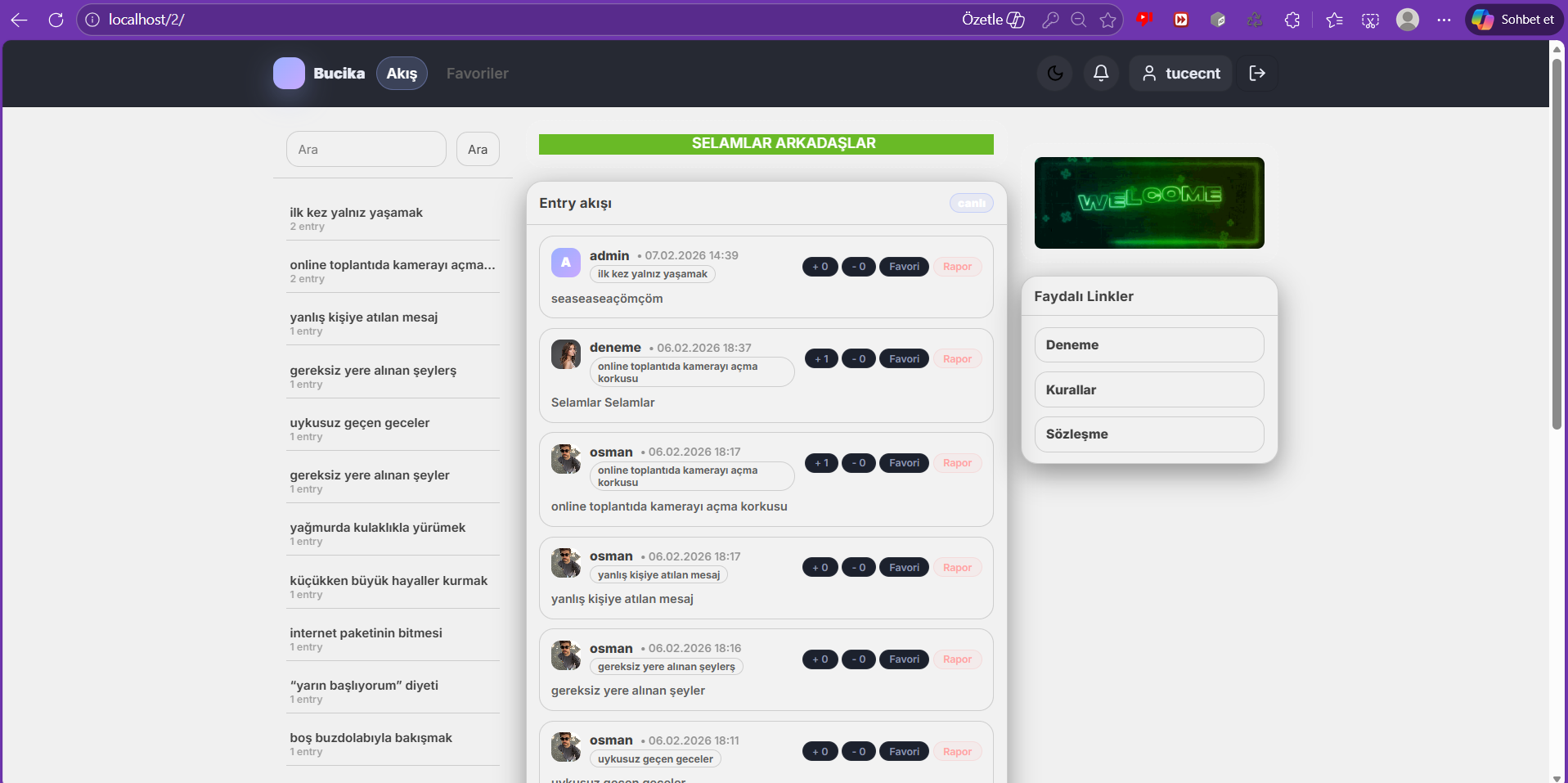 Ben Web sitesi tasarlarım